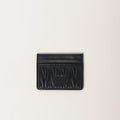 Miu Matelasse Nappa Card Holder