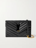 Cassandre Envelope Mini Matelasse Leather Shoulder Bag With Box